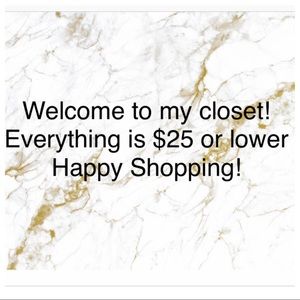 Welcome to my closet !